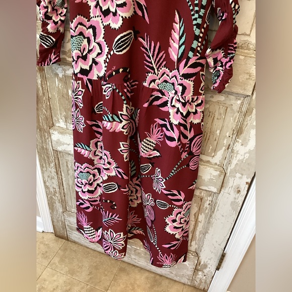 FARM Rio Pineapple Inspiration Gathered Dress  - M - Picture 14 of 16